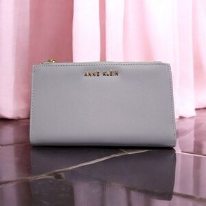 Anne Klein Lilac Wallet Sleek Minimalist Design